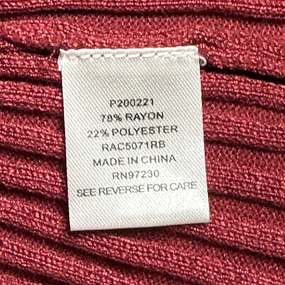 *NWT* Almost Famous Wrap Ribbed Top‎ Size XL - Picture 7 of 7